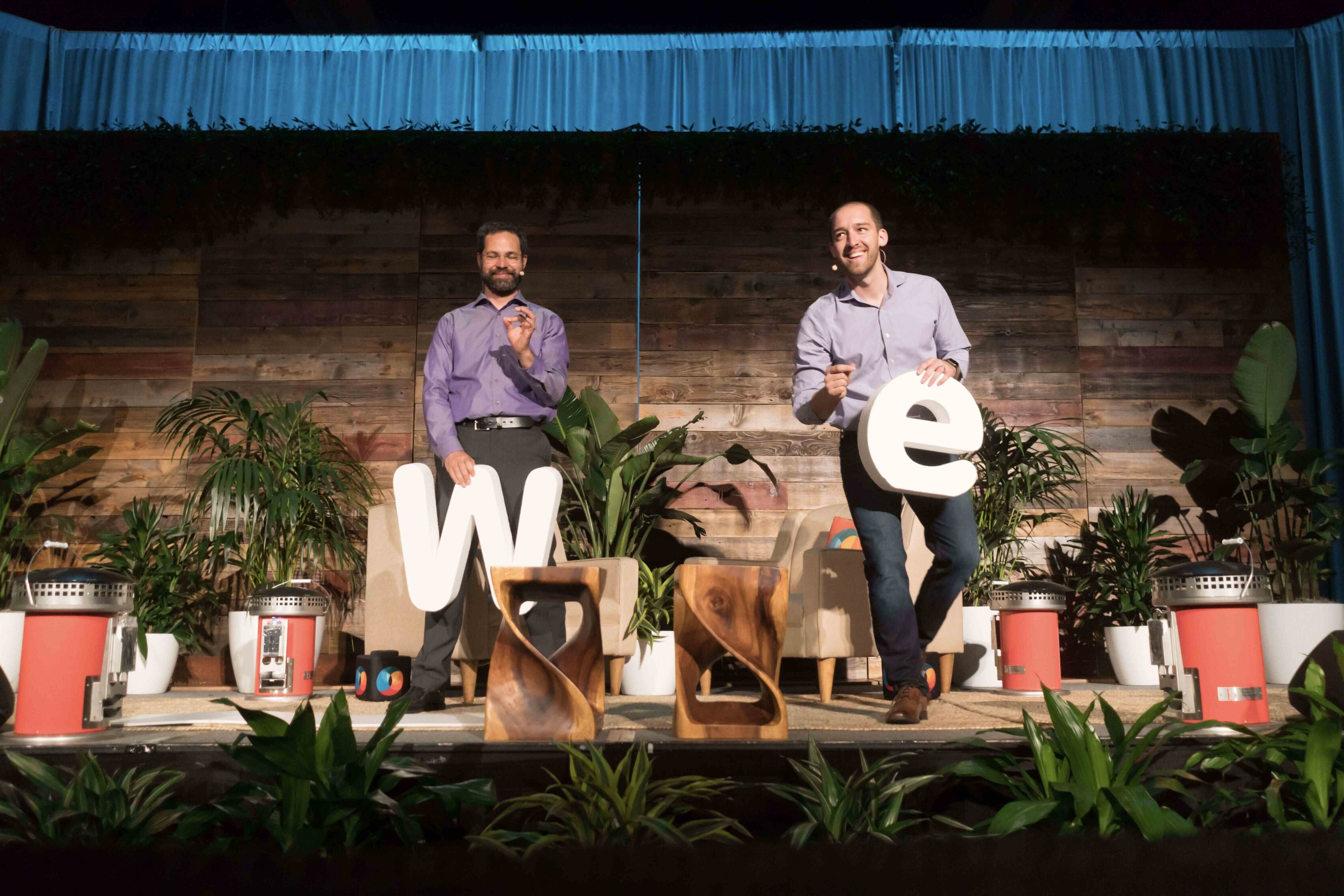 Chad and Will holding We!